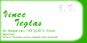 vince teglas business card